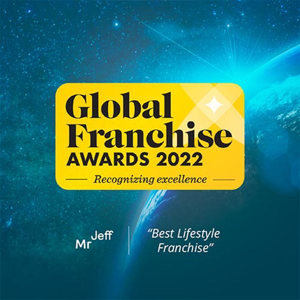Mr Jeff premiada como “Best Lifestyle Franchise” de 2022 por Global Franchise Magazine