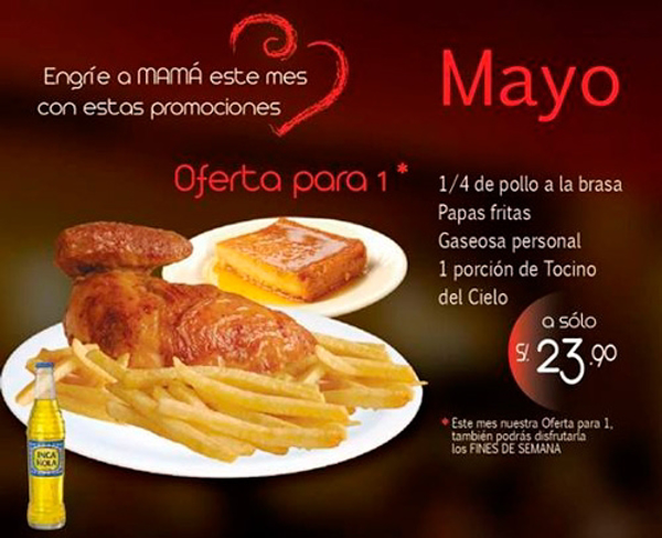 Aprovecha las promociones de mayo de la franquicia El Pollo Real