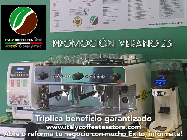Abre un local y hazte Master franquicia de una gran zona Italy Coffee Tea Store, bar, cafetería, restaurante Street Food