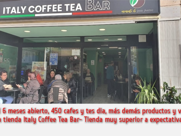 Café de especialidad, baristas y cafeterías de éxito Italy Coffee Tea Store, 25 cafés de especialidad, 200 bebidas de café, te, tisanas, en grano y capsula