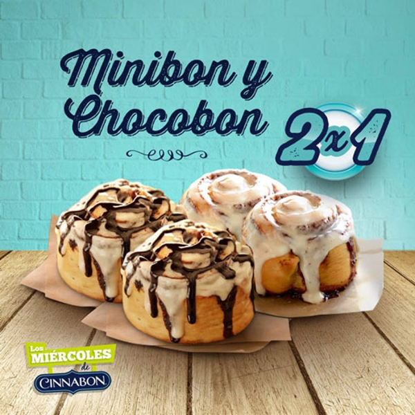 Disfruta de tu miércoles en las franquicias Cinnabon 