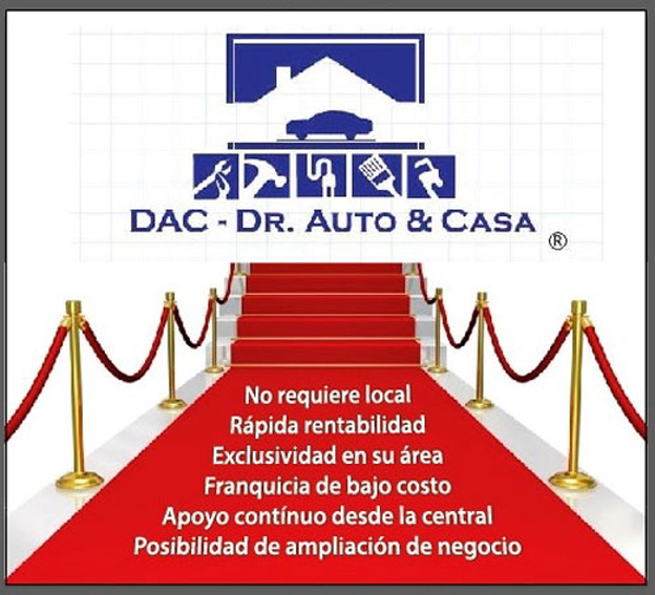 DR. AUTO & CASA, una franquicia de bajo coste que puedes operar de tu casa u oficina